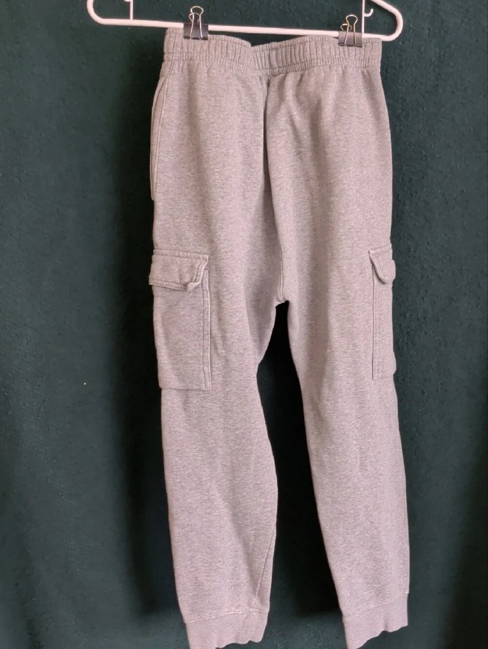 Nike Light Gray Kids Cargo Joggers